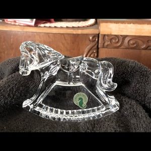 Waterford Crystal  5” Rocking Horse used